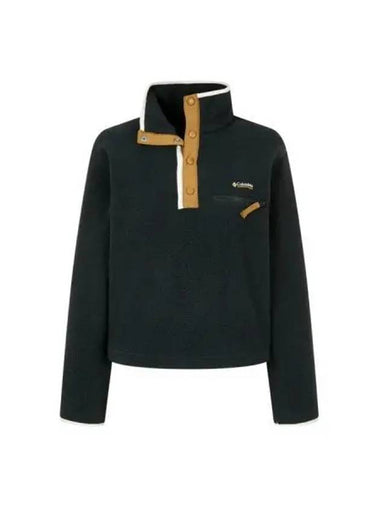 Columbia Helvesia II Cropped Half Snap Fleece Black - COLOMBO - BALAAN 1