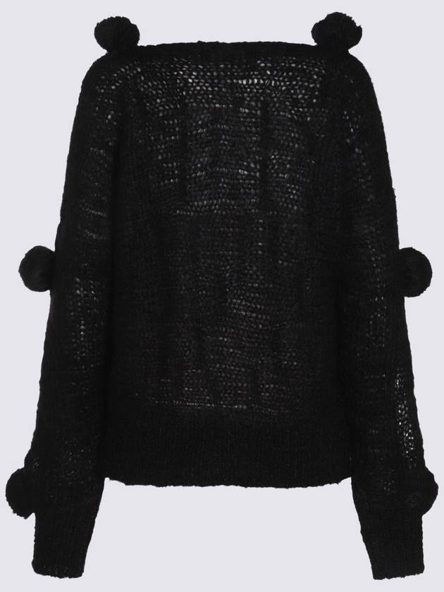 Blumarine Black Wool Knitwear - BLUMARINE - BALAAN 2