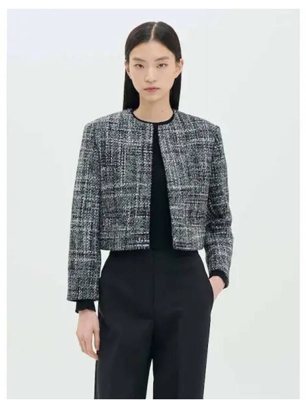 Women s Melange Tweed Pocket Jacket Black Multi Domestic Product GM0024092544485 - THEORY - BALAAN 1