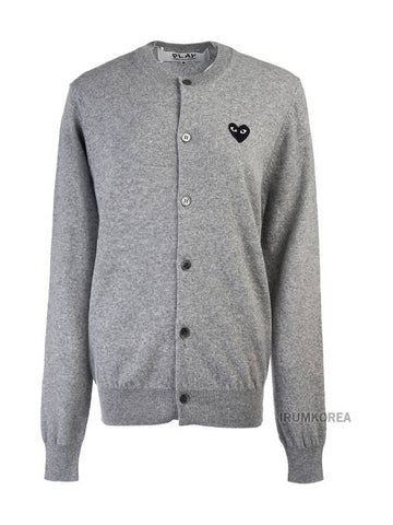 Heart Waffen Cardigan AX N023 051 2 LIGHT GRAY - COMME DES GARCONS - BALAAN 1