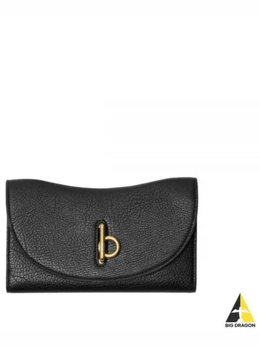 Rocking Horse Leather Medium Wallet Black - BURBERRY - BALAAN 2