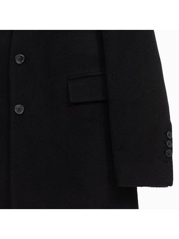 Celine No Collar Black Women's Wool Coat 2202WCO02FA113 099 - ANN DEMEULEMEESTER - BALAAN 3