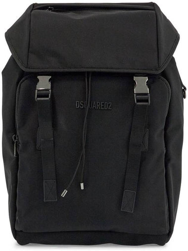 black nylon laptop backpack - DSQUARED2 - BALAAN 1