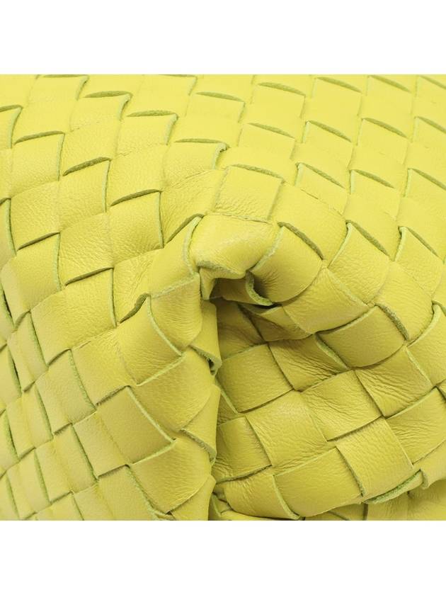 Kiwi color calfskin intrecciato weaving gold medal medium fold 2WAY - BOTTEGA VENETA - BALAAN 6