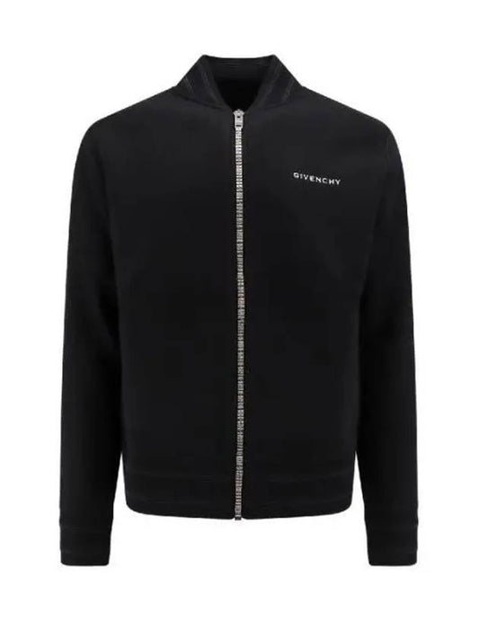 4G Star Logo Wool Bomber Jacket Black - GIVENCHY - BALAAN 2