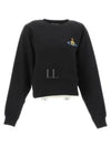 Athletic Cropped Sweatshirt Black - VIVIENNE WESTWOOD - BALAAN 2