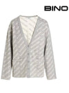 wool over logo pattern cardigan Grey - BALENCIAGA - BALAAN 2