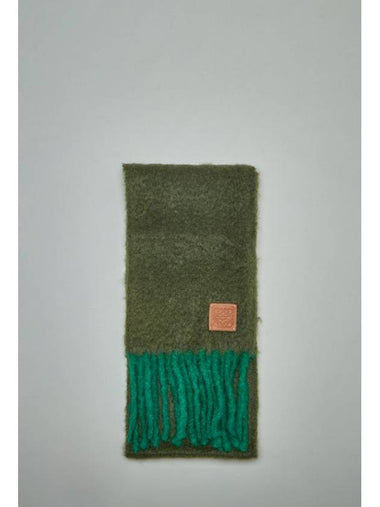 Muffler Scarf 779380 Free Khaki Green - LOEWE - BALAAN 1