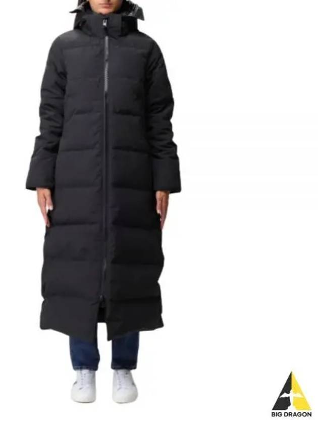 Mystique Satin Long Parka Padding Black - CANADA GOOSE - BALAAN 2