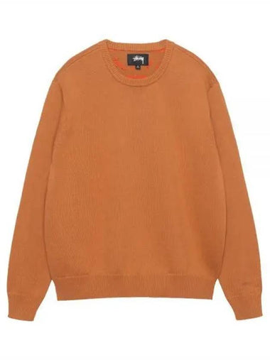 117223 TAN Laguna Icon Knit Sweater - STUSSY - BALAAN 1