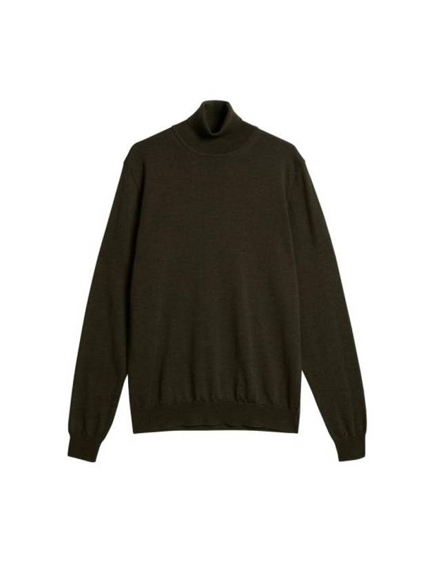 Lyd Merino Turtleneck Knit Top Green - J.LINDEBERG - BALAAN 2