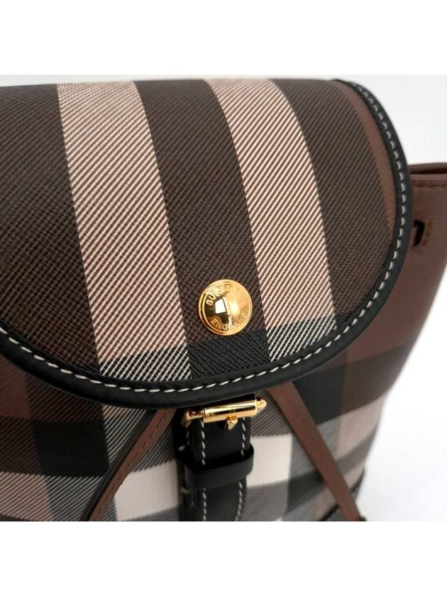 Canvas Check Micro Backpack 80584691 - BURBERRY - BALAAN 4