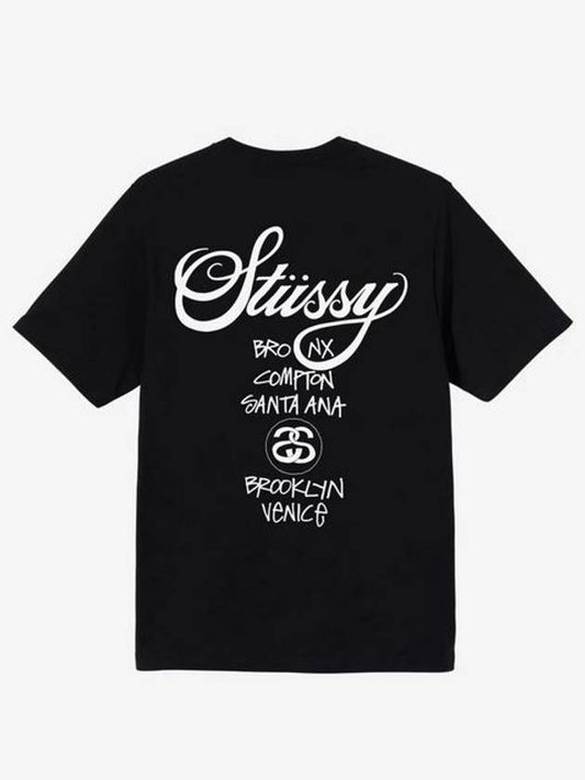 world tour t shirt black women - STUSSY - BALAAN 2