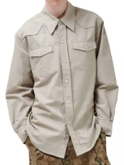 Frontier Long Sleeve Shirt Beige - OUR LEGACY - BALAAN 2