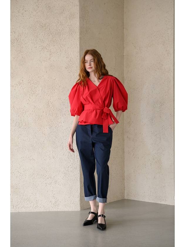 Caisienne Red Stitch Denim Pants_Blue - CAHIERS - BALAAN 2