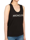 Logo Print Sleeveless Black - MONCLER - BALAAN 4