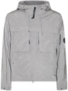 Chrome R Hooded Jacket Grey - CP COMPANY - BALAAN 2