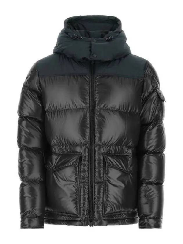 MASAYA Logo Patch Hooded Padded Jacket Black 1A002 55 595ZJ 999 - MONCLER - BALAAN 2