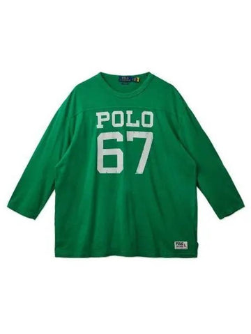 30 reward points classic fit logo jersey t shirt green - POLO RALPH LAUREN - BALAAN 1