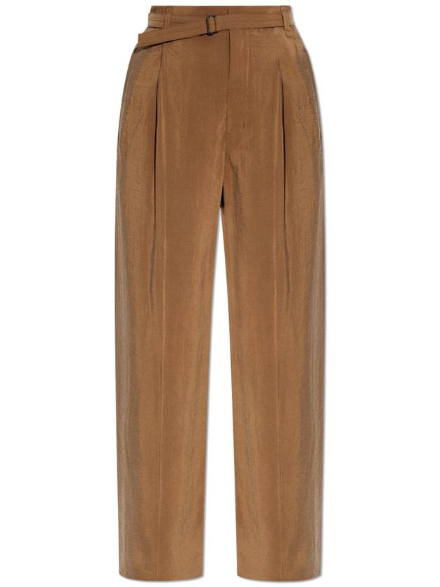 Lemaire Trousers With Pockets, Women's, Brown - LEMAIRE - BALAAN 1