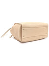 21 F215 Beige calfskin gold plated Gancini Amy large shoulder bag - SALVATORE FERRAGAMO - BALAAN 5