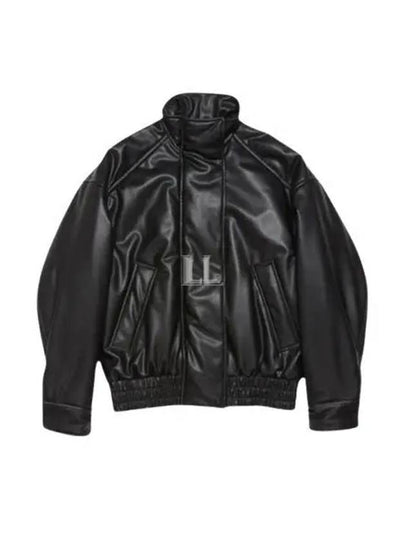 High Neck Bomber Jacket Black - ACNE STUDIOS - BALAAN 2