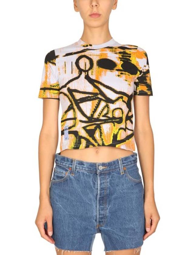 22FW short sleeve t-shirt 701998 RTJ078004 MULTICOLOUR - ALEXANDER MCQUEEN - BALAAN 1