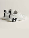 Men s Bouncing Sneakers White Black 43 5 H242810ZH90400 - HERMES - BALAAN 3