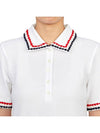 RWB Trimmed Polo Cotton Midi Dress White - THOM BROWNE - BALAAN 6