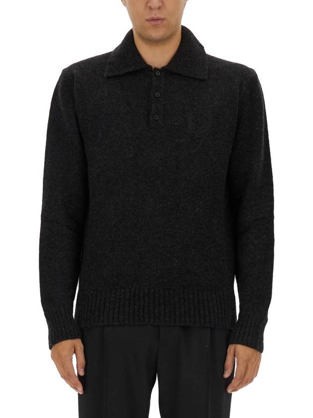 WOOL POLO. - DOLCE&GABBANA - BALAAN 1