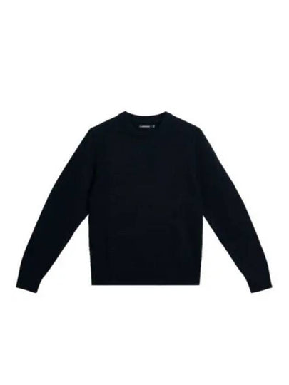 Men's Oliver Structure Knit Top Navy - J.LINDEBERG - BALAAN 2