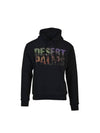 Desert Palms Print Pullover Hoodie Black - DSQUARED2 - BALAAN 1