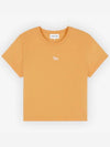 Baby Fox Patch Baby Short Sleeve T-Shirt Orange - MAISON KITSUNE - BALAAN 2