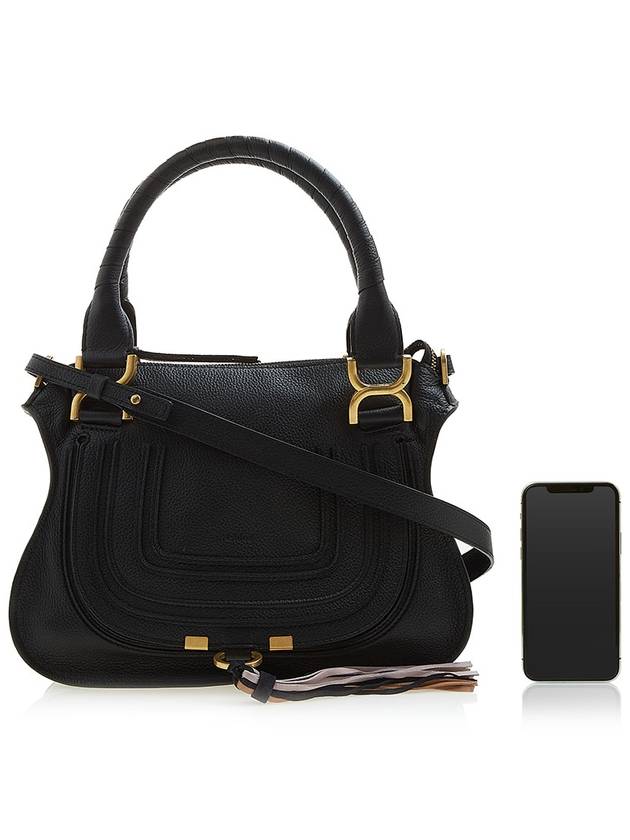 Marcie Small Shoulder Bag Black - CHLOE - BALAAN 7