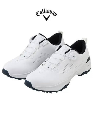 Pro Comfort Boa Spike Golf Shoes White Navy - CALLAWAY GOLF - BALAAN 1