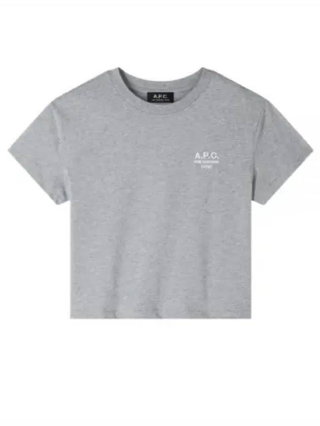 Boxy Rue Madame Short Sleeve T-Shirt Grey - A.P.C. - BALAAN 2