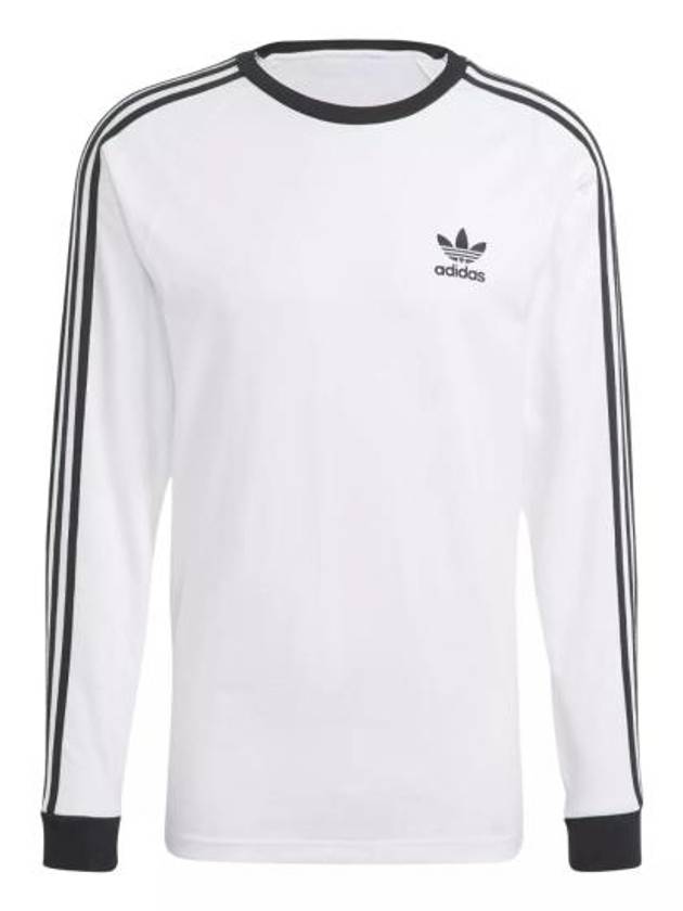 Adicolor Classic 3 Stripes Long Sleeve T-Shirt White - ADIDAS - BALAAN 2