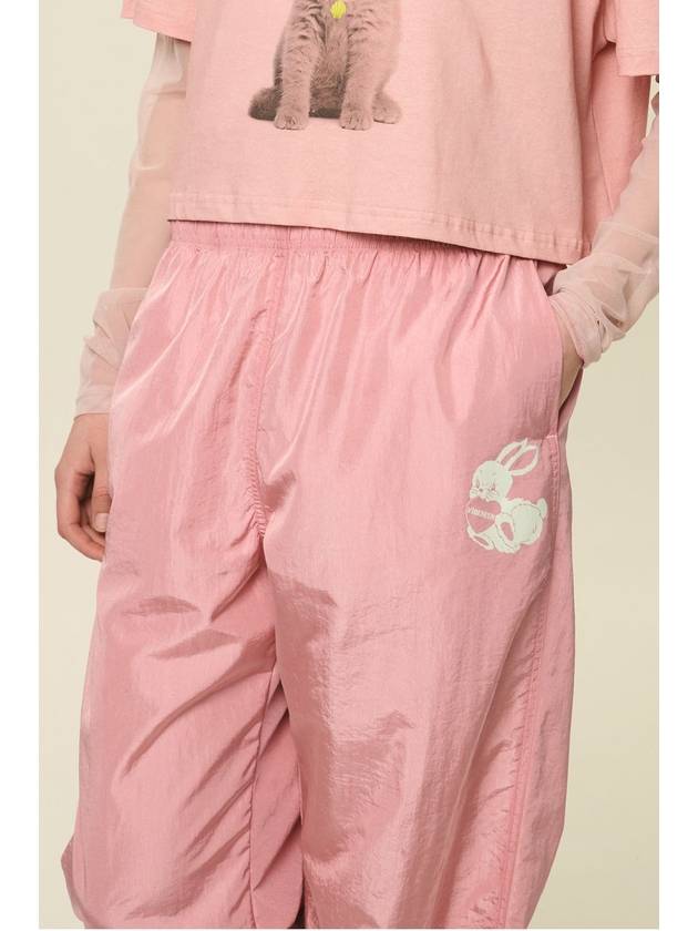 Emma rustling rabbit jogger pants pink - VIBEREEN - BALAAN 3