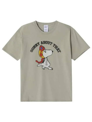 T SORRY ESWOLI Snoopy short sleeve t-shirt - WILD DONKEY - BALAAN 1