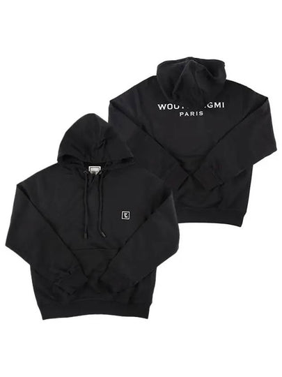 Back Logo Cotton Hoodie Black - WOOYOUNGMI - BALAAN 2