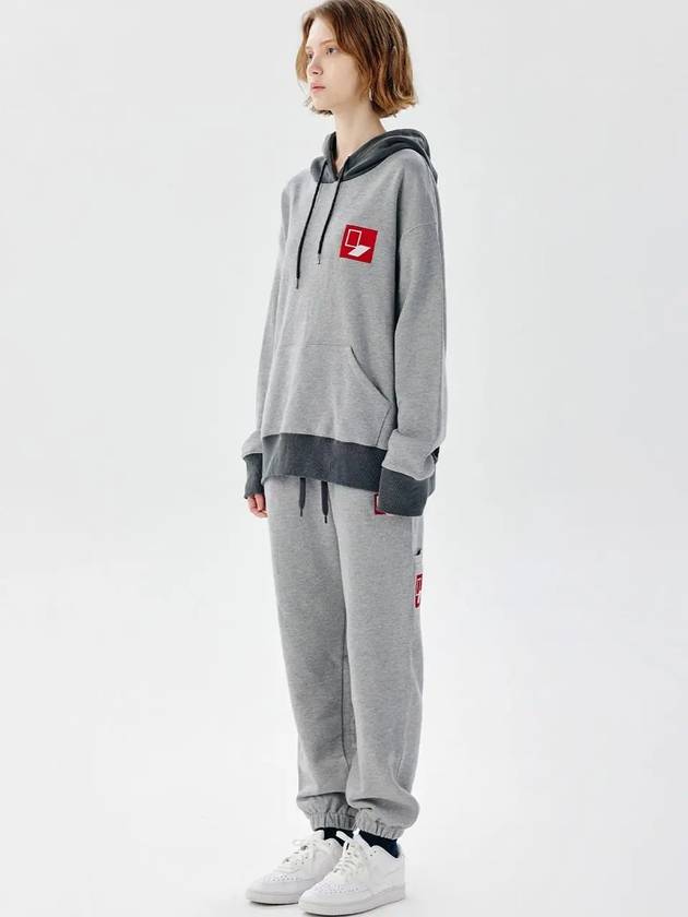 Unisex BXJGPT Door Box Sweat Jogger Pants Gray - CHANCE'S NOI - BALAAN 6