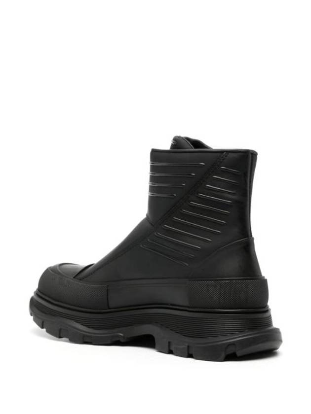 Tread Slick Moto Ankle Boots Black - ALEXANDER MCQUEEN - BALAAN 4