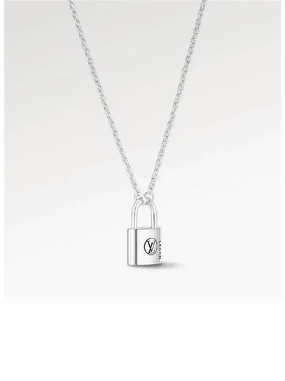 Domestic Stock A S Gift Wrapped Silver Locket Pendant Necklace Q03273 - LOUIS VUITTON - BALAAN 2