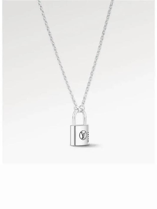 Domestic Stock A S Gift Wrapped Silver Locket Pendant Necklace Q03273 - LOUIS VUITTON - BALAAN 2