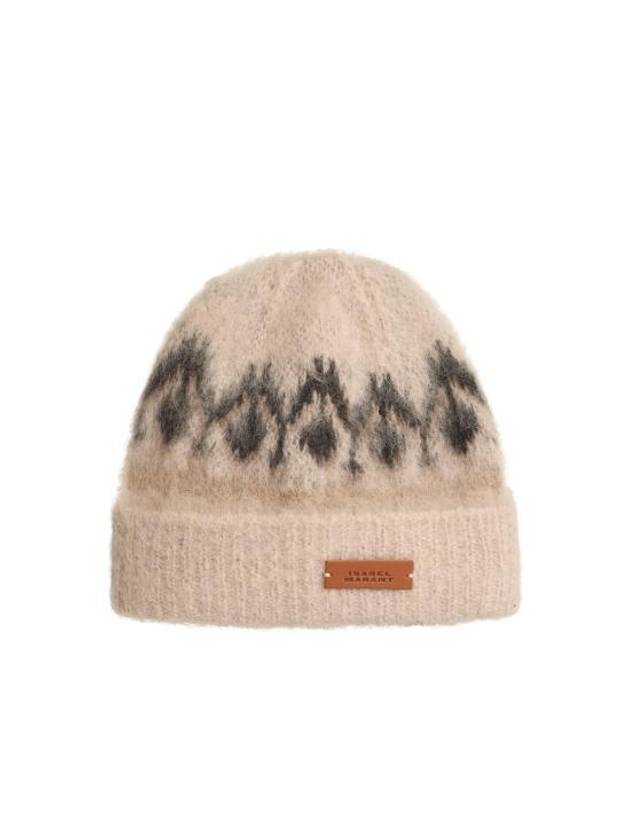 Darana Wool Blend Beanie Nude - ISABEL MARANT - BALAAN 1