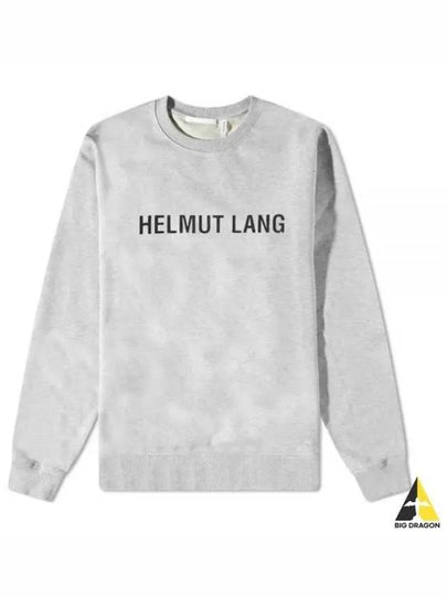 Core Crew Neck Logo Sweatshirt Grey - HELMUT LANG - BALAAN 2