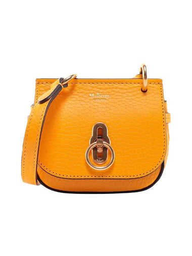 Micro Amberley Leather Cross Bag Yellow - MULBERRY - BALAAN 1