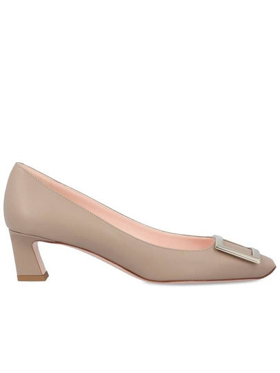 Trompette Metal Buckle Pumps Beige - ROGER VIVIER - BALAAN 2