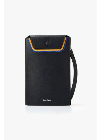 PS Color Line Phone Case Bag Black - PAUL SMITH - BALAAN 1