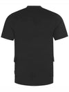 Lens Side Pocket Short Sleeve T-Shirt Black - CP COMPANY - BALAAN 4